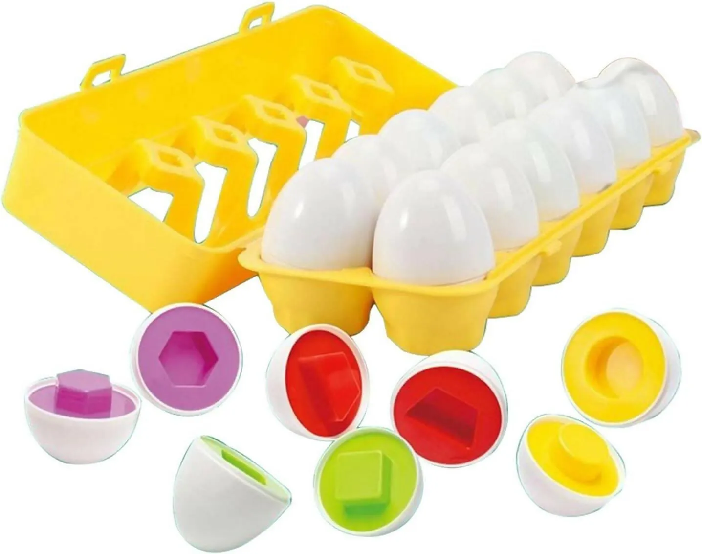 12Pcs Match Smart Eggs-Toy