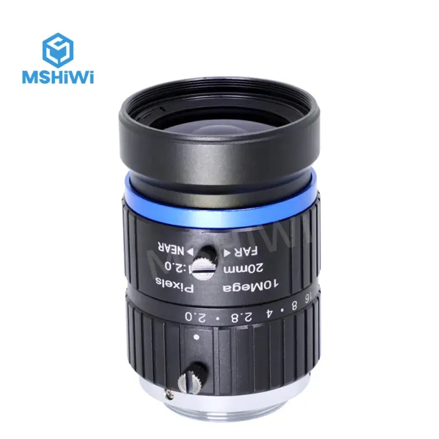 3MP C-mount 20mm Prime Lens 1" F2.0 Manual Iris Industrial Lens