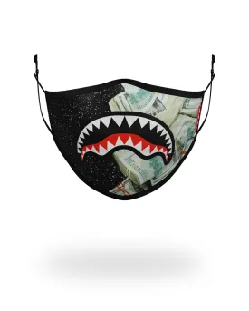 ADULT PARTY SHARK FORM FITTING FACE MASK