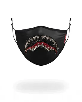 ADULT TRINITY SHARK FORM FITTING FACE MASK