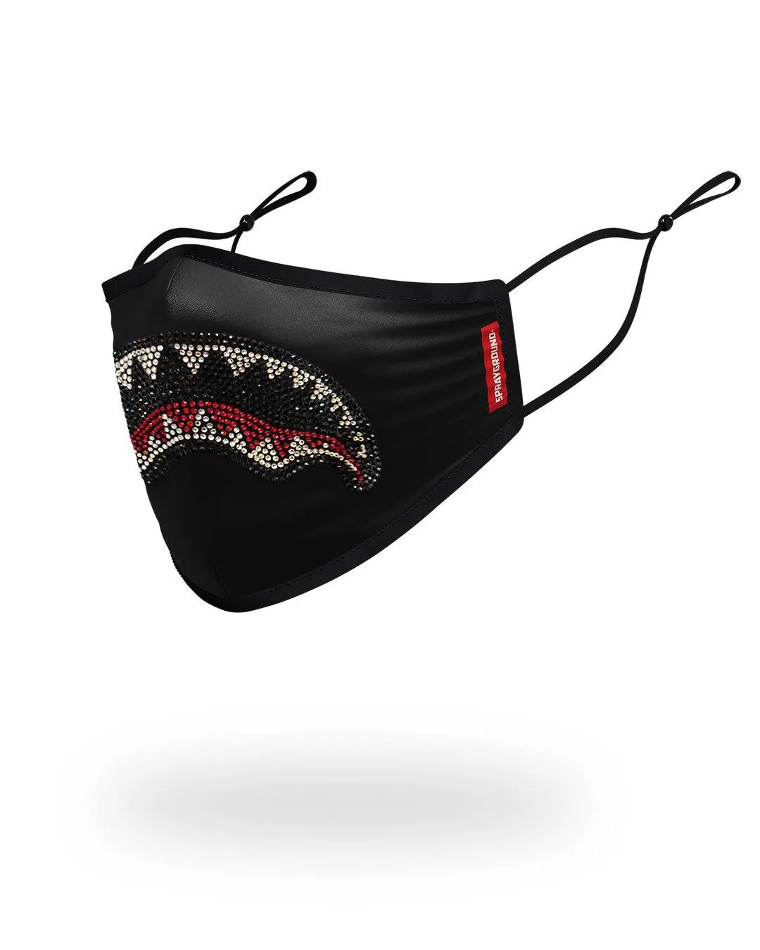 ADULT TRINITY SHARK FORM FITTING FACE MASK