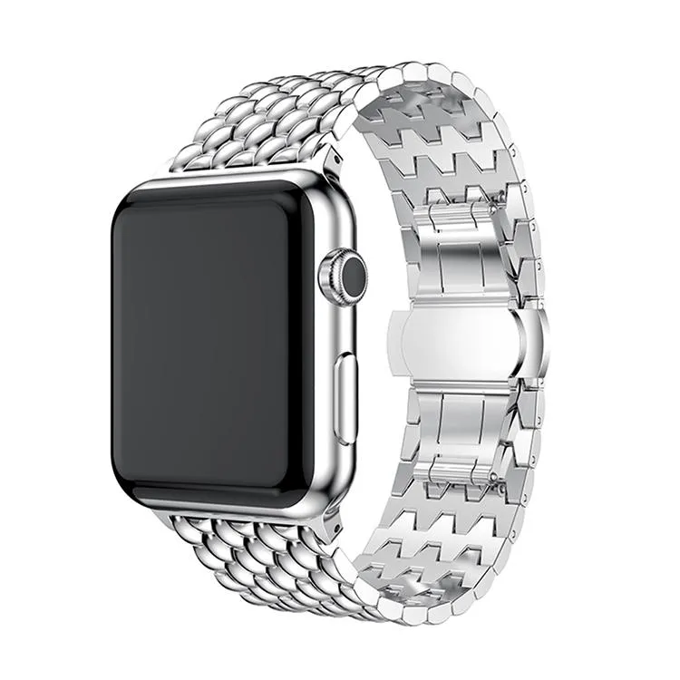 Apple Watch Band 40mm/44mm/38mm/42mm iWatch series 6 SE 5 4 3 Stainless Steel link bracelet