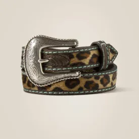 ARIAT Girl's Narrow Leopard Belt