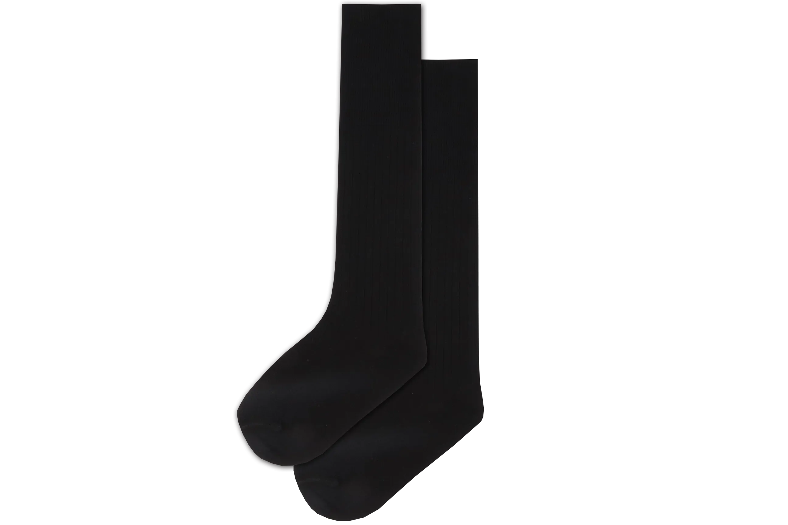 Boys 3/4 Long Socks - Black