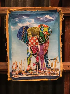 Bright Kitenge Elephant, Small