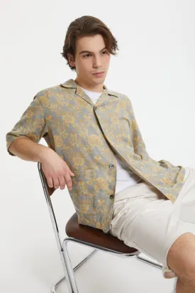 Cabana Shirt Poly India Jacquard