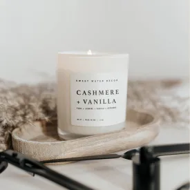 Cashmere   Vanilla 11oz Soy Candle