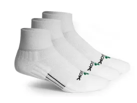 CF2 Cushion Qtr White (3 pair pack)