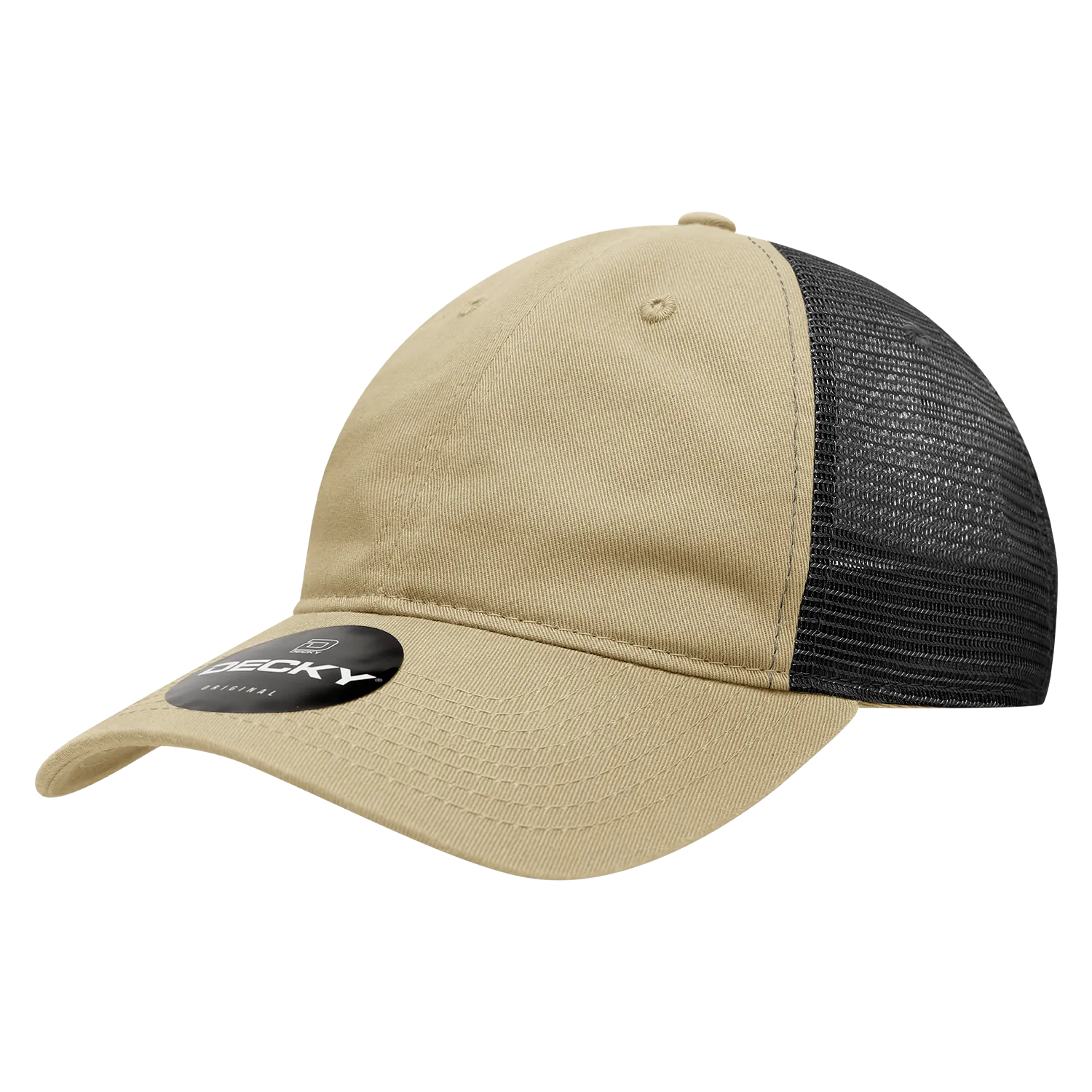 Decky 120 - 6-Panel Low Profile, Relaxed Cotton Trucker Cap - CASE Pricing