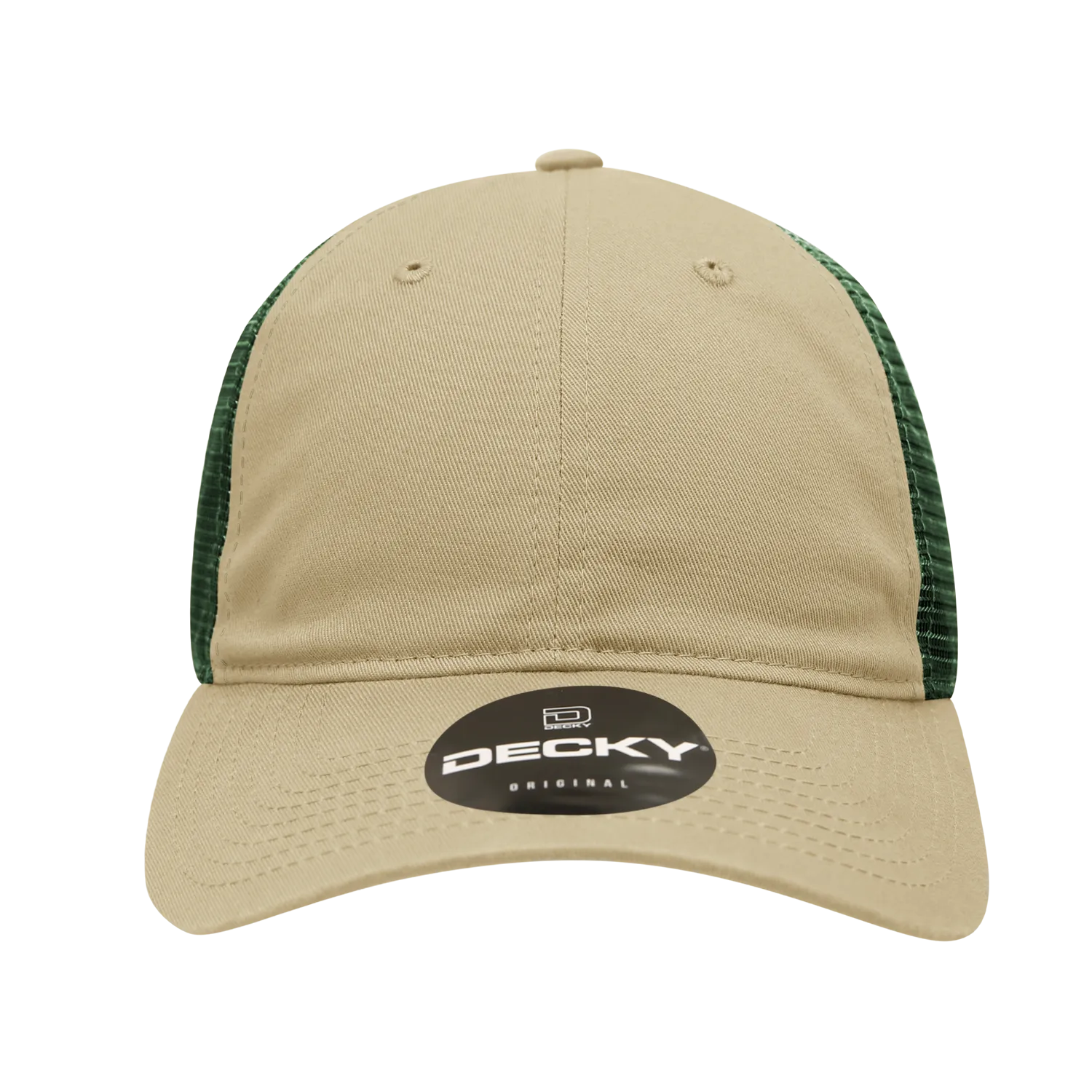 Decky 120 - 6-Panel Low Profile, Relaxed Cotton Trucker Cap - CASE Pricing