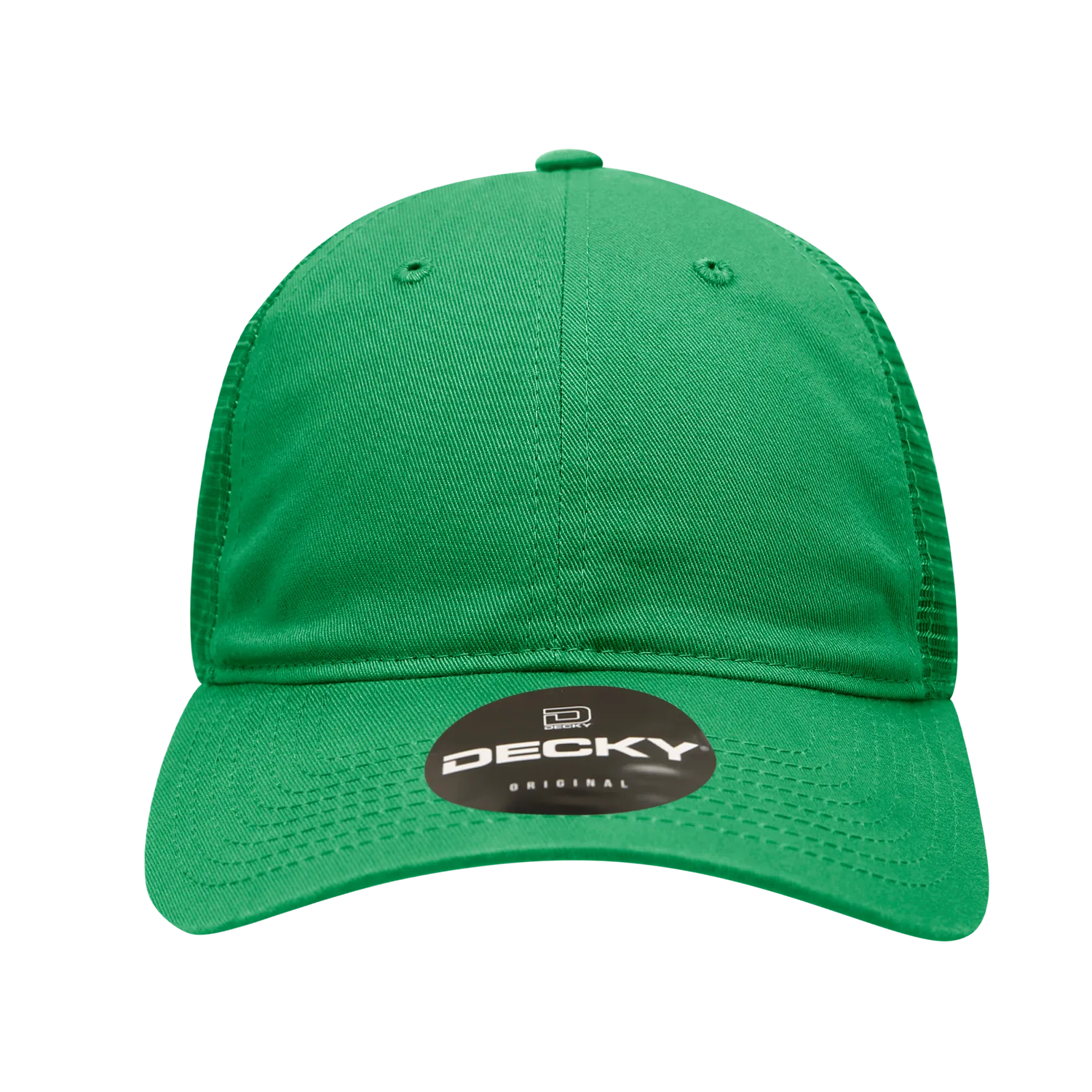 Decky 120 - 6-Panel Low Profile, Relaxed Cotton Trucker Cap - CASE Pricing