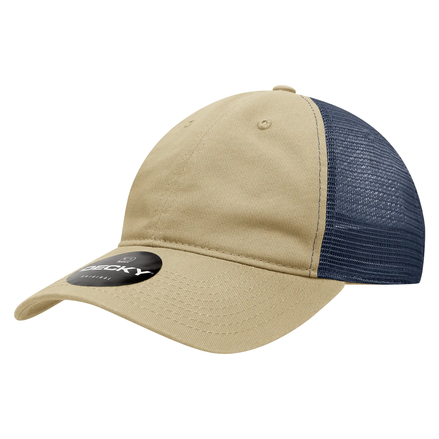 Decky 120 - 6-Panel Low Profile, Relaxed Cotton Trucker Cap - CASE Pricing