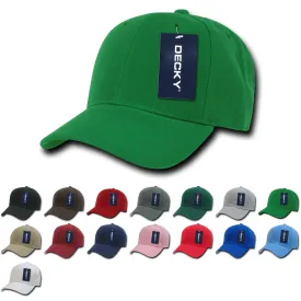 Decky 402 - Fitted Baseball Cap, Blank Fitted Hat (Sizes: 6 3/4 - 7 1/8)