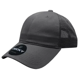 Decky 5122 - Women's 6 Panel Low Profile Relaxed Trucker Hat