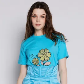 Embroidered Flora Tee