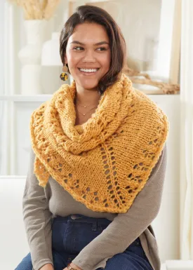 Golden Mesh Shawl