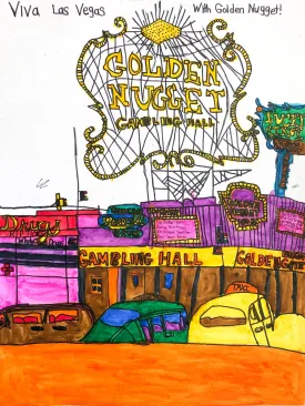 Golden Nugget, Watercolor