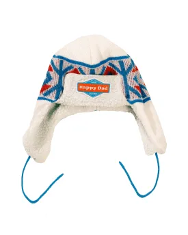 Happy Dad Winter Hat (White)