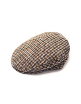 HARRIS TWEED IVY CAP - HOUNDSCHECK