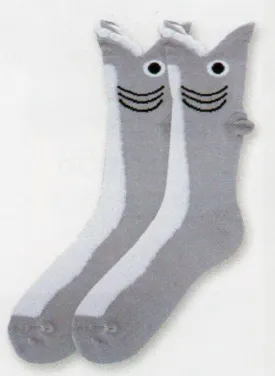 K Bell Wide Mouth Shark Sock