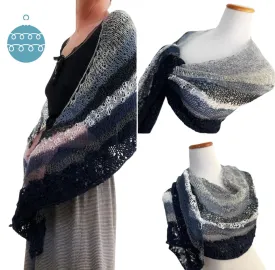 Meehan shawl, knit kit