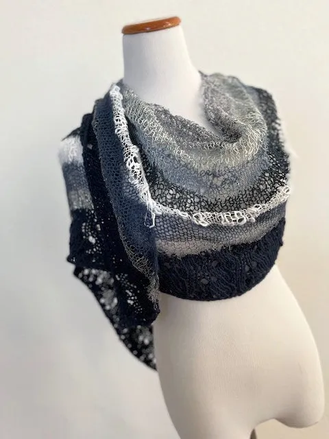 Meehan shawl, knit kit