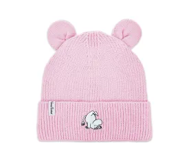 Moomintroll Winter Hat With Ears Kids - Pink