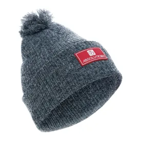 Rubber Patch Bobble Hat