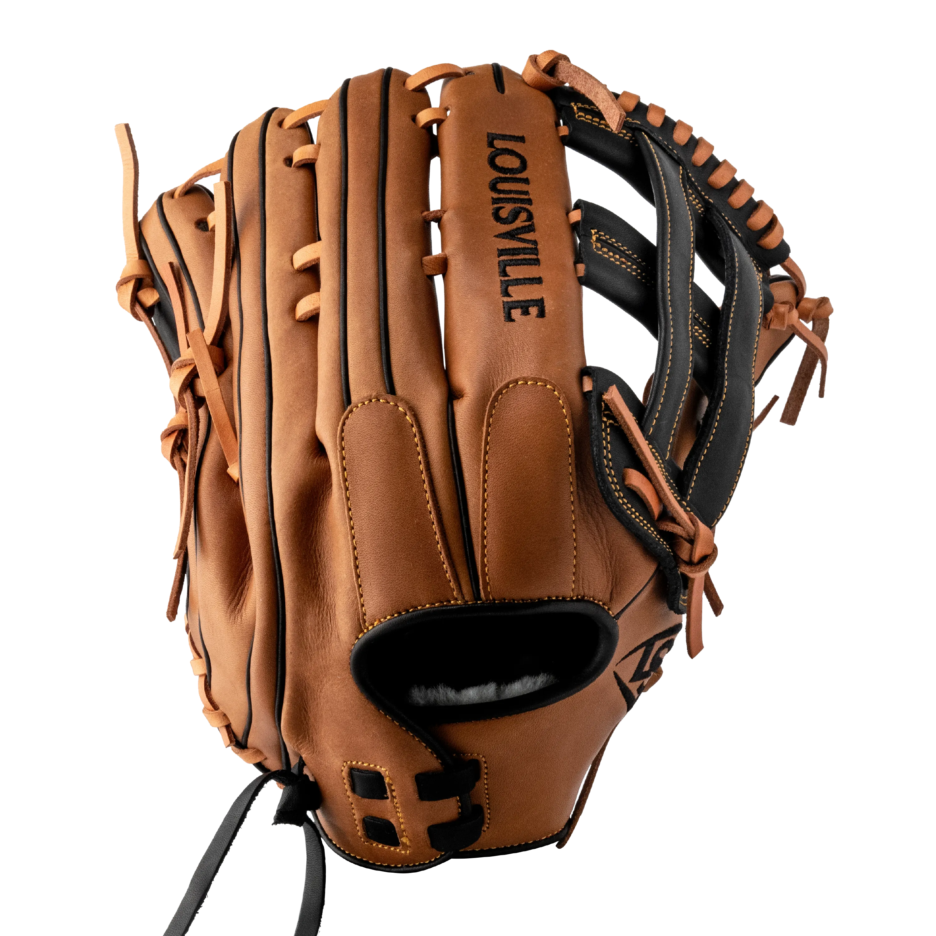 Super Z Slowpitch Fielding Glove 24 - Tan - Black