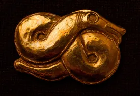 World Snake Belt Buckle - B-61